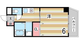 サンセールハヤシの物件間取画像